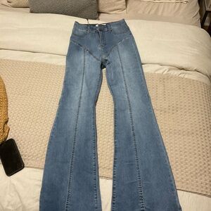 Women's Blue Flared Jeans - Fashion Nova